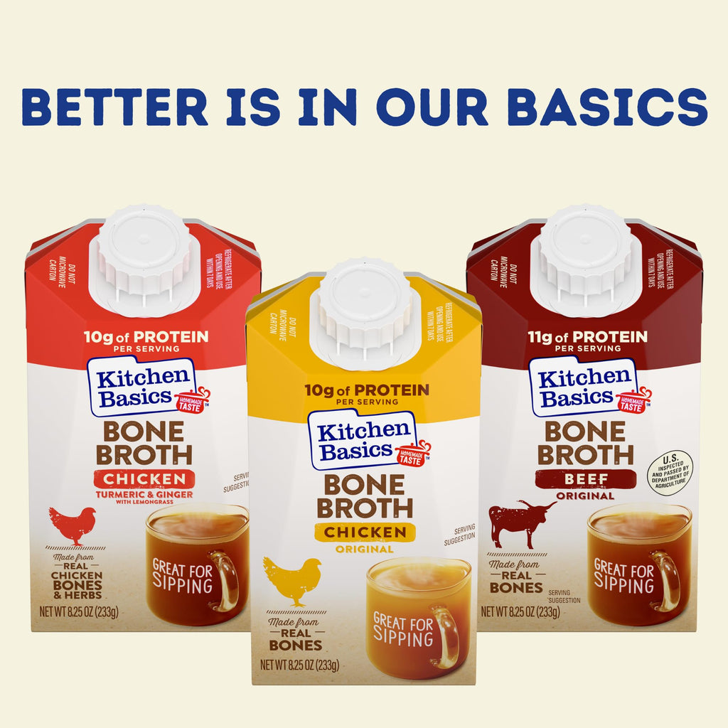 Beef Bone Broth 8.25 oz Carton Pack of 12 I29626
