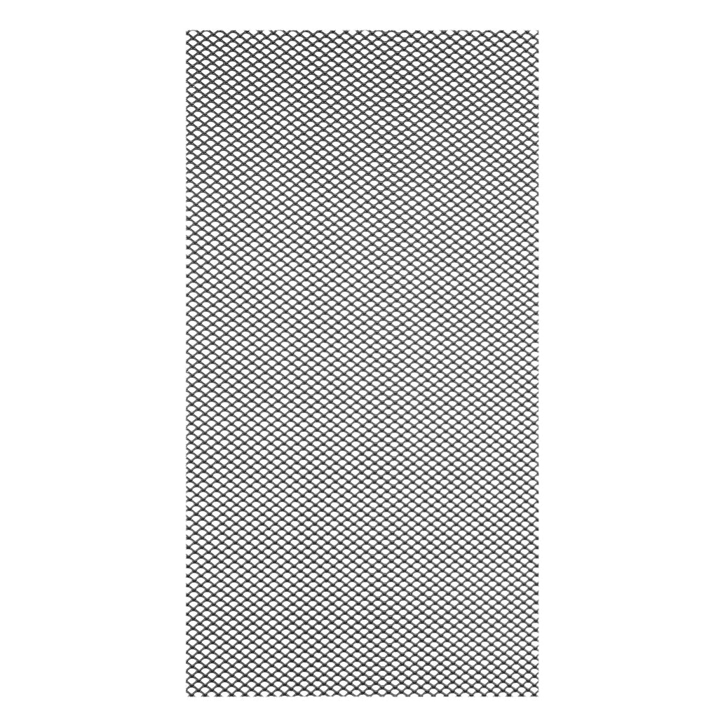 40" x 13" Black Aluminum Diamond Hole Mesh Sheet V6681