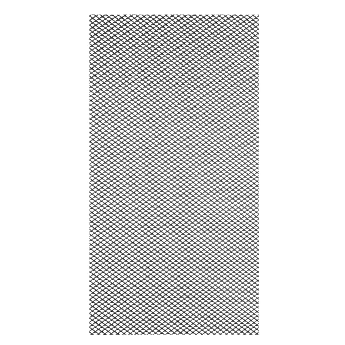 40" x 13" Black Aluminum Diamond Hole Mesh Sheet V6681