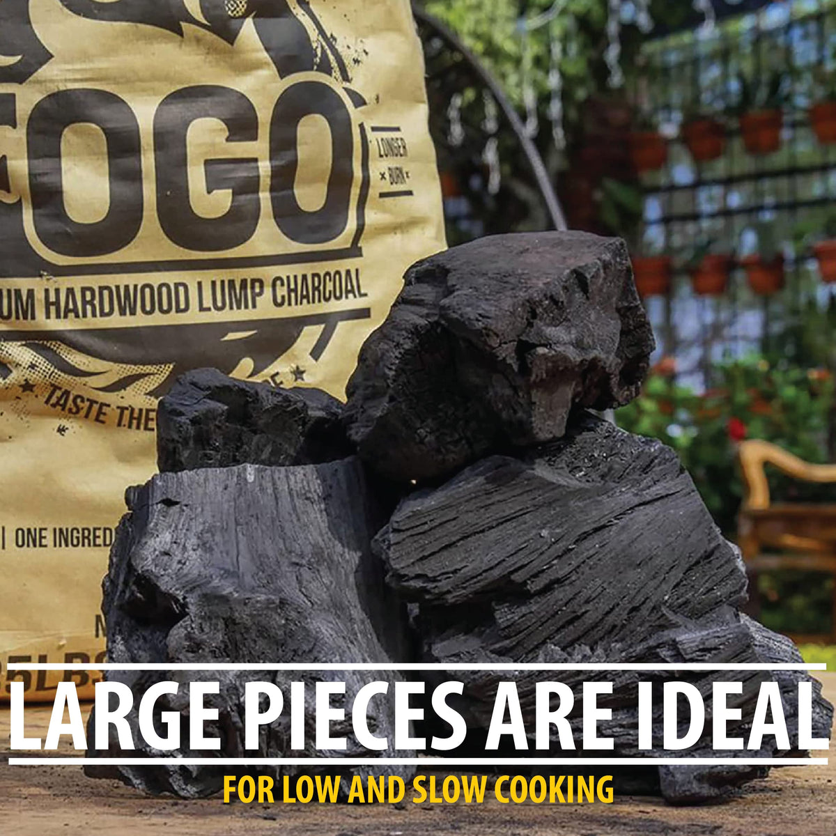 Hardwood Lump Charcoal 35 Pound Bag 2-Pack N18370