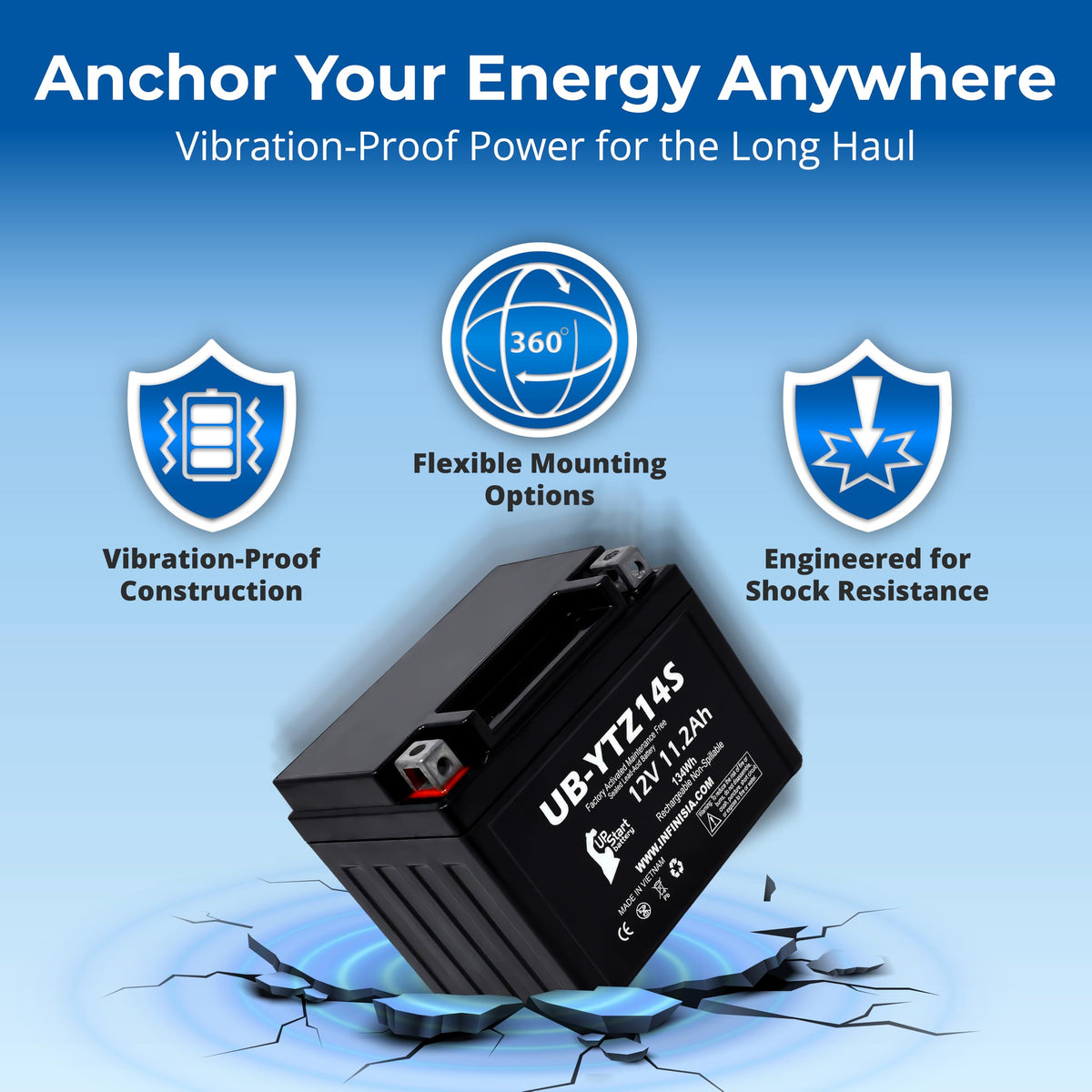 12V 11.2Ah Battery X268