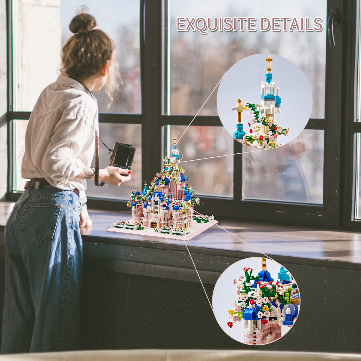 Architecture Castle Micro Blocks Building Set 4000+ PCS S393983