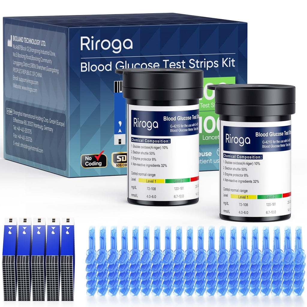 Blood Glucose Test Strips 100ct & Lancets 100ct N46658