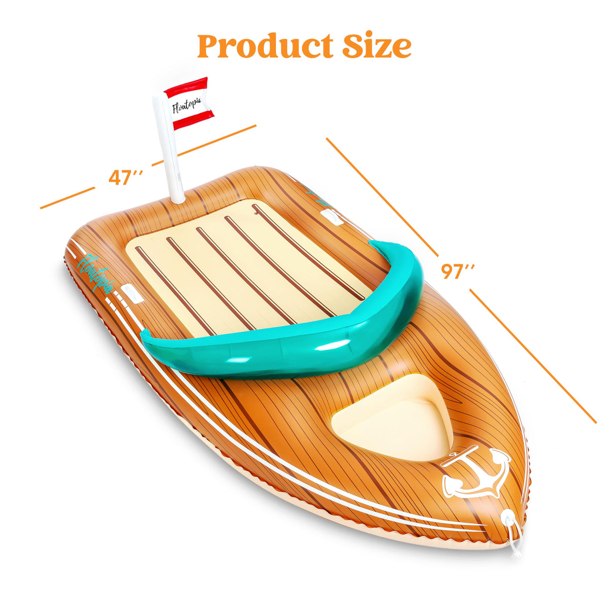 Inflatable Boat Float with Cooler A93126