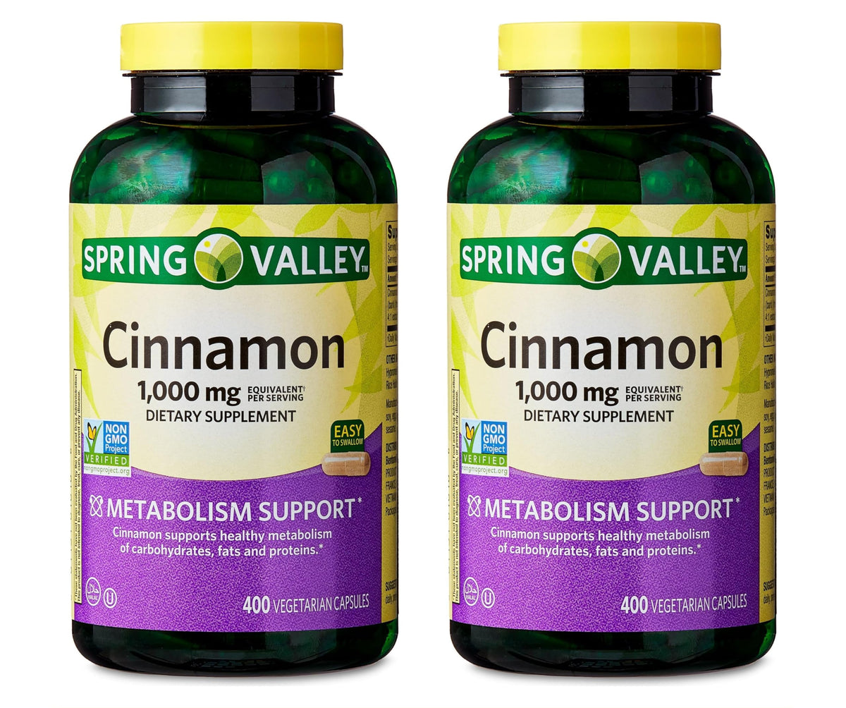 Cinnamon 1000 mg 400 Count Dietary Supplement V95934