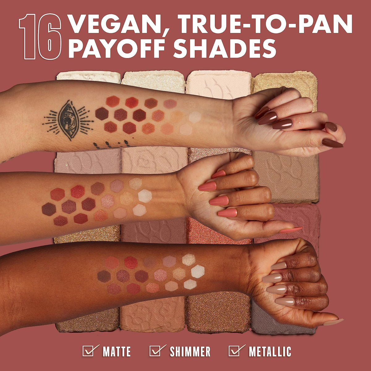 Warm Neutrals Eyeshadow Palette Z168233