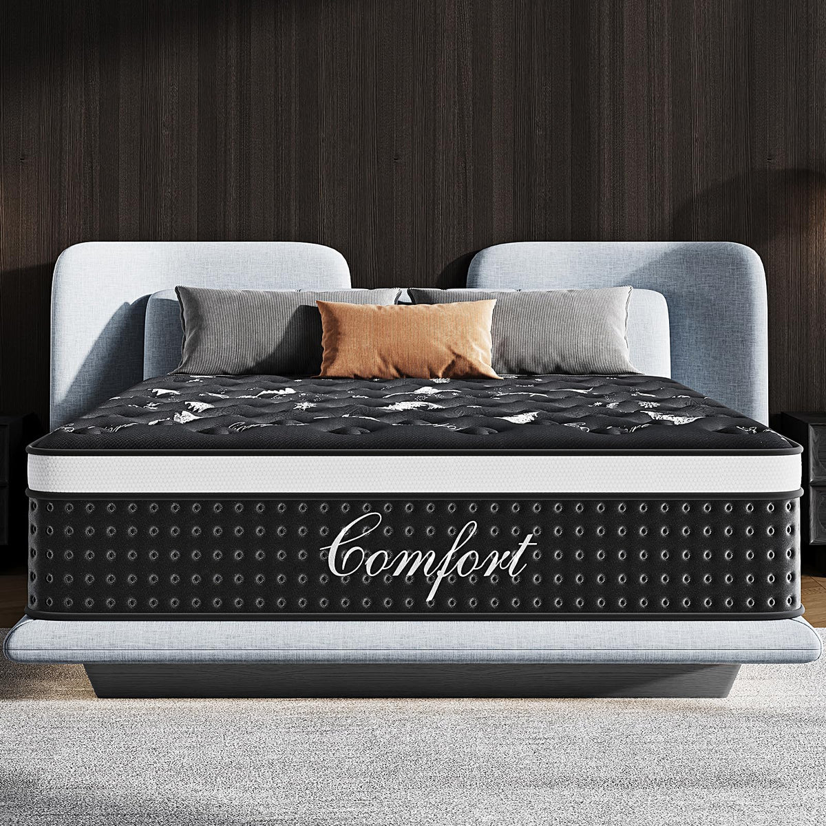 12 Inch Full Hybrid Mattress with Pocket Springs & Cooling Memory Foam Q19798