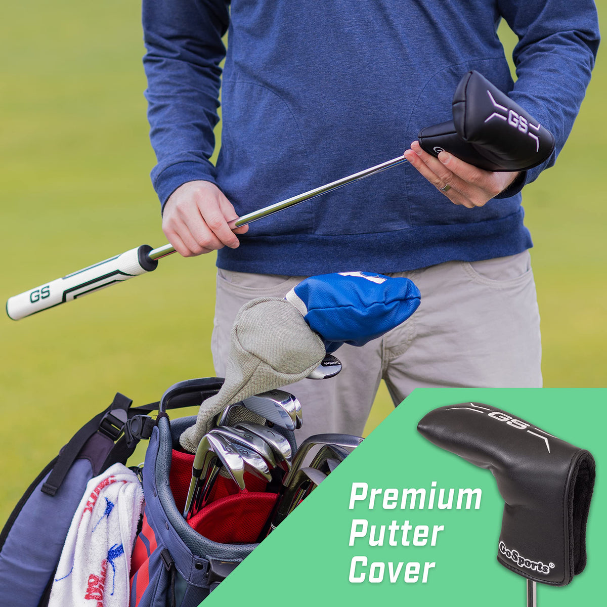 34” Right-Handed Mallet Putter with Milled Face C81682