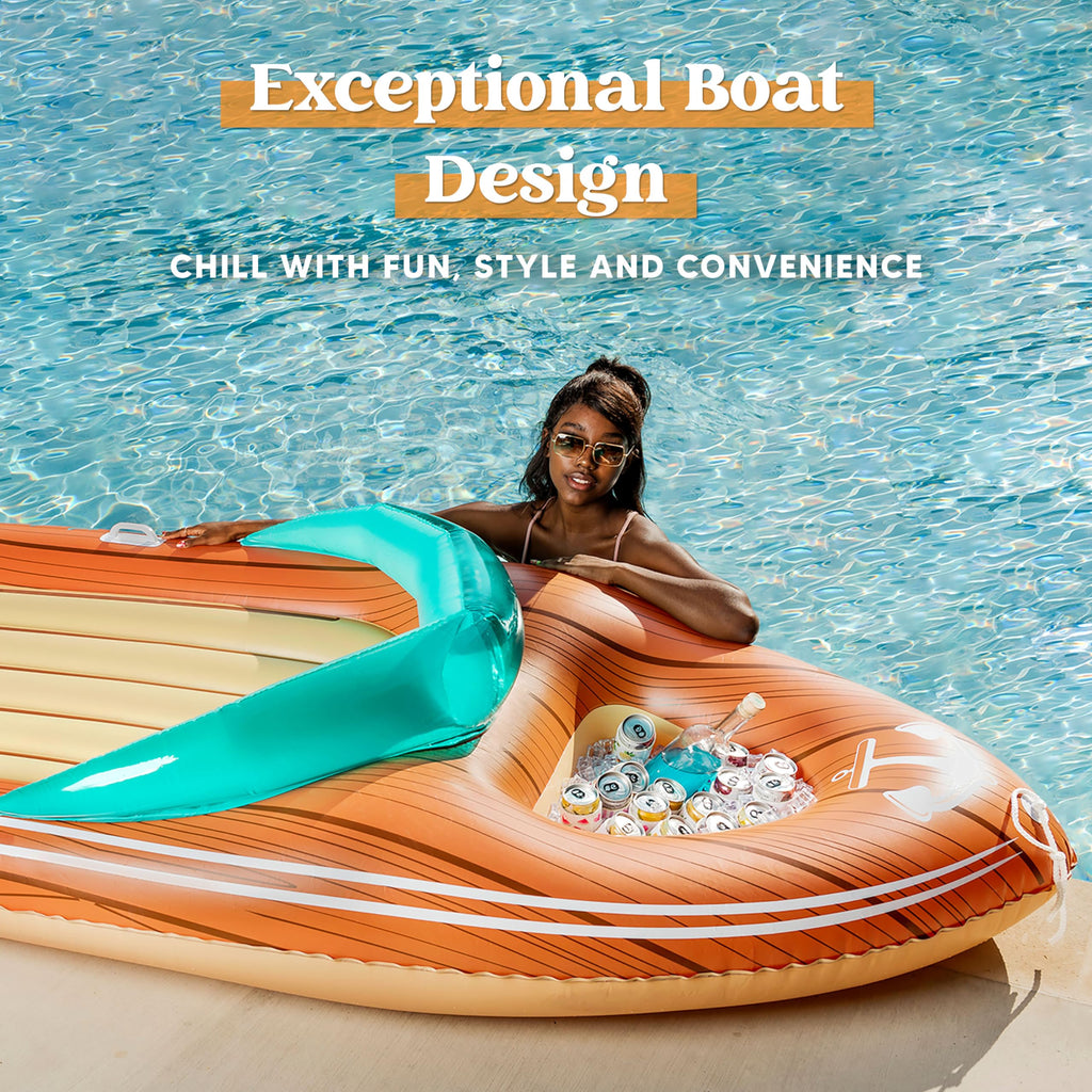 Inflatable Boat Float with Cooler A93126
